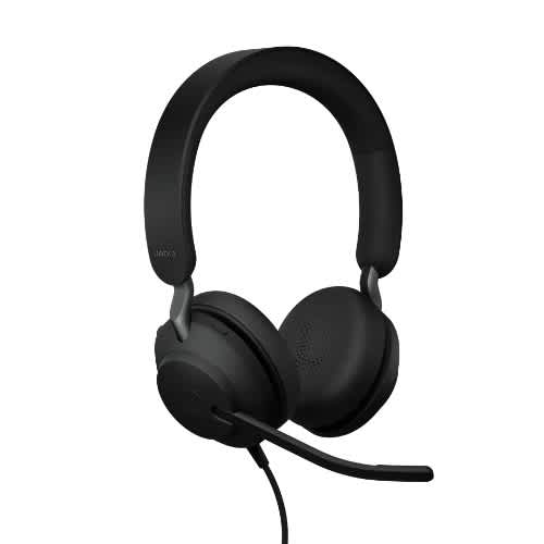 Evolve 2 65  Wireless Bluetooth Headset – Black - View 1
