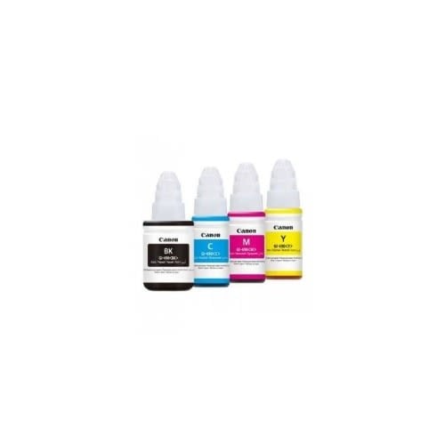 G1-490 Genuine Ink Complete Set - Black Magenta Cyan Yellow