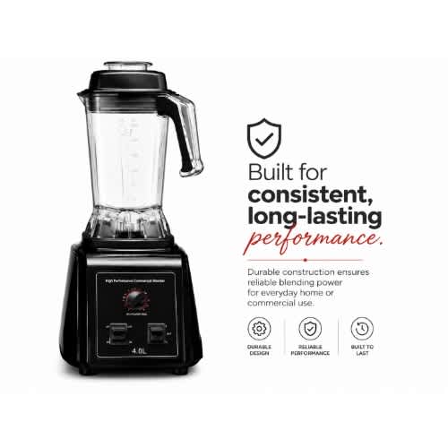 Advanced Aux Heavy Duty Commercial Blender 4800RPM - Ice Crushers - 2.5L - 2800W - View 9