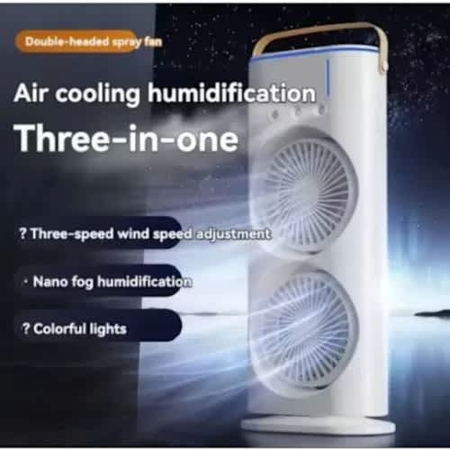 Portable Air Cooler Double-head Mist Fan - View 2