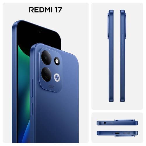Redmi 17 - 6.9" - 4GB RAM - 128GB ROM - 4G Dual SIM - Fingerprint - 7500mAh - Blue - View 2