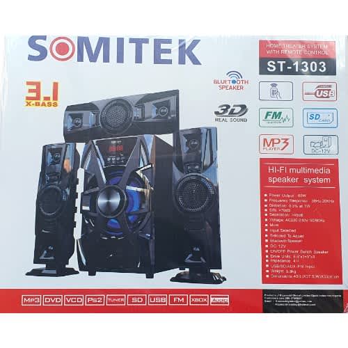 St 1303 3.1 Super Bass Bluetooth Home Theater System With Remote Control - View 3