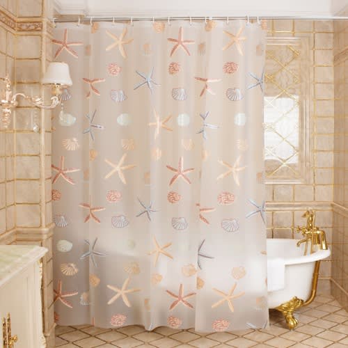 Shower Curtain With 12 Rings - View 2