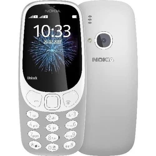 Nokia 3310 - Dual Sim - 2.4" - Camera - Torch - Fm Radio Phone - 1200mah - Grey - View 3