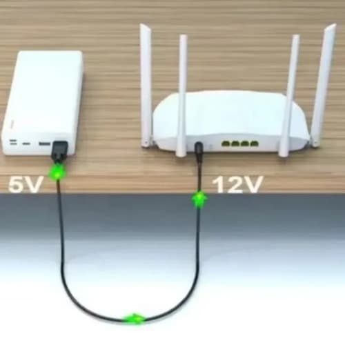 Wifi To Powerbank Cable Connector Dc 5v To 12v Usb Cable Boost Converter - View 3