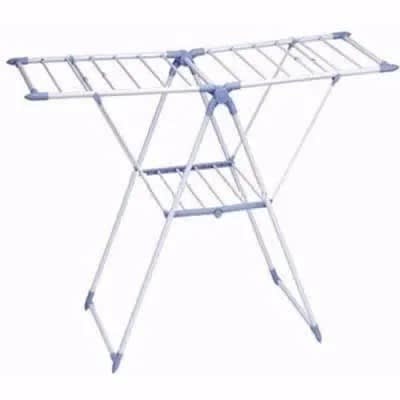 Foldable Cloth Drying Rack - Blue - View 2