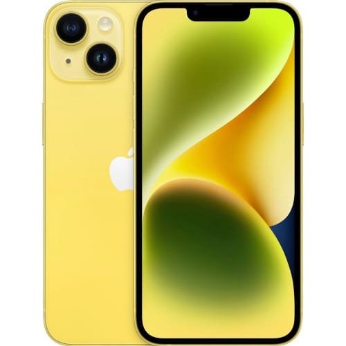 IPhone 14 - 6.1" - 128GB ROM- 6GB RAM- Single Sim +1 Esim - 5g - 3279mAh - Yellow - View 1