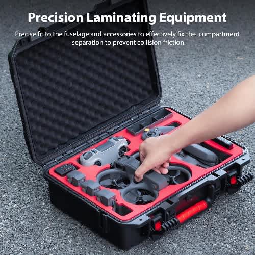 Avata 2 Case - Waterproof Carrying Hard Case For Dji Avata 2 Fly More Combo With Dji Goggles 3 - View 2
