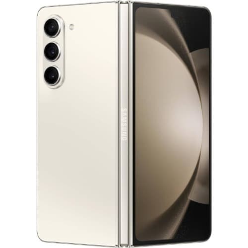 Galaxy Z Fold 5 Ai Phone - 7.6'' - 5G - 512GB ROM - 12GB RAM - 4400mAh - 1 Sim + E Sim - Cream - View 2