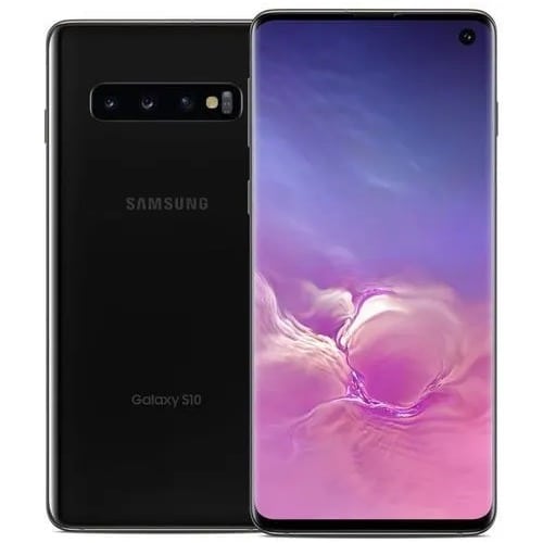 Galaxy S10 Plus - 6.4" - 128GB ROM - 8GB RAM - Single Sim - 4100mAh - Black + Powerbank