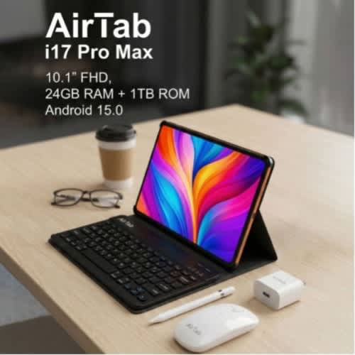 I17 Pro Max 5g Tablet With Keyboard - 10.1"fhd - 1tb Rom - 24gb Ram - Dual Sim - 10000mah - Orange - View 3