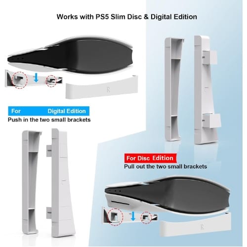 Horizontal Stand For Ps5 Slim/pro Console - View 5