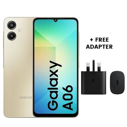 Galaxy A06 - 4gb Ram + 64gb Rom - Gold - Plus Free Adapter