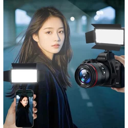 Pro Led 300 Rgb Video Light Kit – Adjustable Brightness Rechargeable Camera Phone Light - View 4