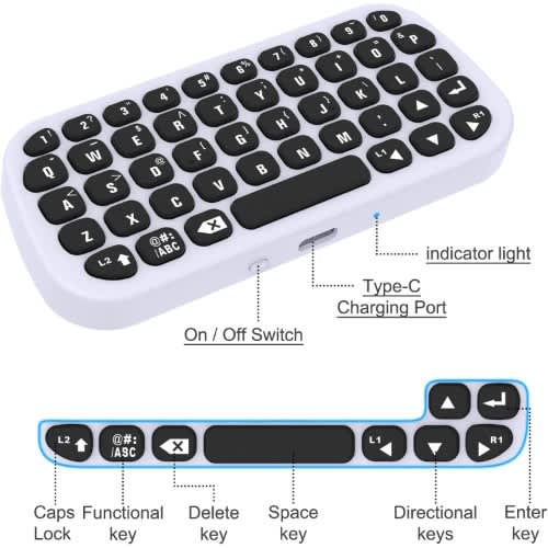 Ps5 Controller Wireless Keyboard - View 6