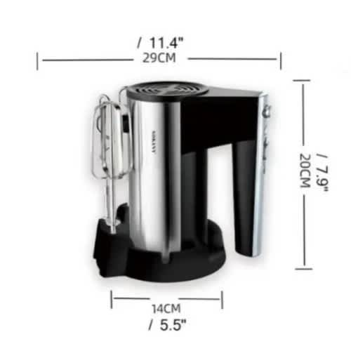 Electric Hand Mixer & Egg Beater - Sk-6638 - 300w - View 2