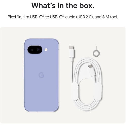Pixel 9a 5g - 8GB RAM + 128GB ROM - Google Tensor G4 - 5200mAh - Iris - View 3