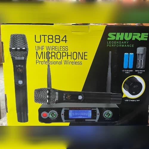 Shure Wireless Microphone - Dual Uhf Microphone Ut884 - View 2