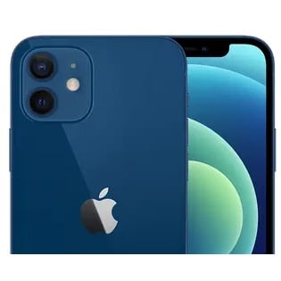 iphone 12 - 6.1" - 64GB ROM - 4GB RAM - 5G - Nano Sim + E-Sim - 3000mAh - Blue - Renewed - View 3