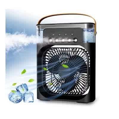 Air Cooler Fan With Humidifier /air Conditioner Fan With Mist + 7 Color Led Light - View 7