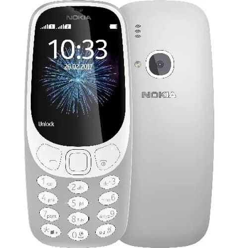 Nokia 3310 - Dual Sim - 2.4" - Camera - Torch - Fm Radio Phone - 1200mah - Grey