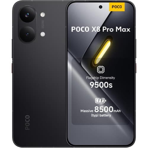 POCO X8 Pro Max 5G - 6.83" - 512GB ROM - 12GB RAM - Dual SIM - Fingerprint - 8500mAh - Black - View 1