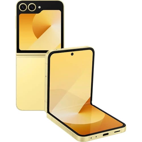 Galaxy Z Flip 6 - 6.7" - 256GB ROM - 12GB RAM - 5G - Single Nano Sim + eSim - 4000mAh - Yellow