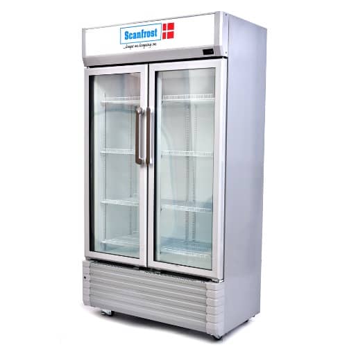Double Door Bottle Display Chiller - 600L - View 3