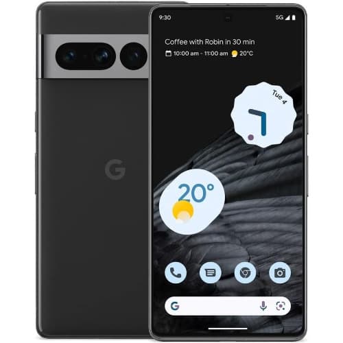 Pixel 7 Pro - 6.7" - 128GB ROM - 8GB RAM - Single Nano Sim + eSim - 5G - 5000mAh - Obsidian - View 1