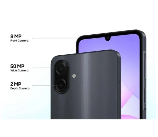 Galaxy A07 - 6.7" - 64gb Rom - 4gb Ram - 4g - 5000mah - Black + Plus Free Adapter - View 4