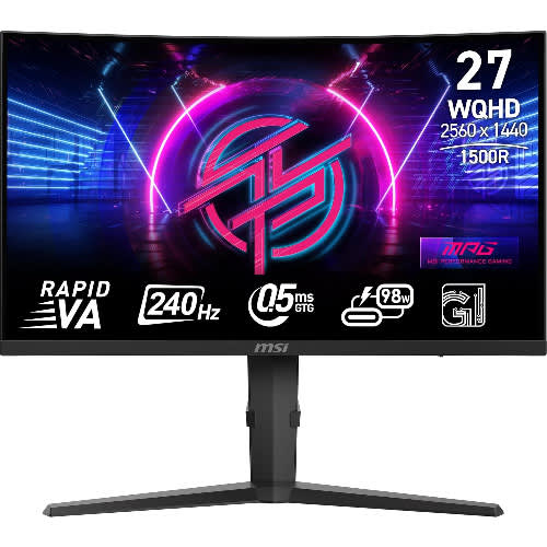 Mpg 275cqrxf – 27" Monitor Qhd Wide 2560x1440 240hz Hdmi Anti-glare - Matte - View 1