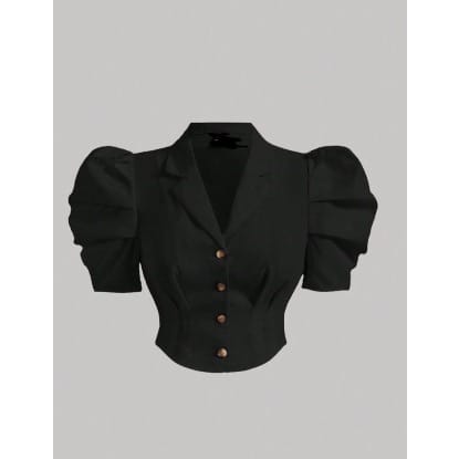 Corporate Crop Top And Trouser Set - View 3