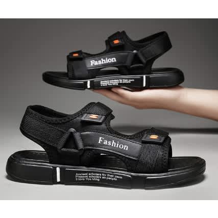 Casual Sports Unisex Sandal - Black - View 5