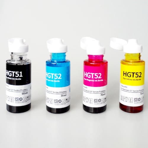 Gt51/ Gt52 Compatible With Hp 5810/hp 5820 Printers Color Refill Ink - View 3