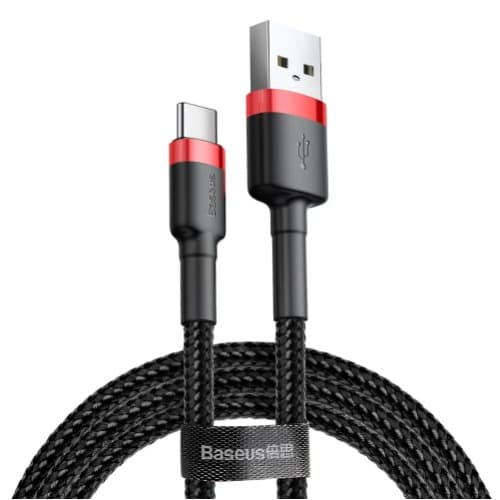 Baseus Cafule Heavy-duty Micro Usb Fast Charging & Data Cable –  (red/black) - View 2