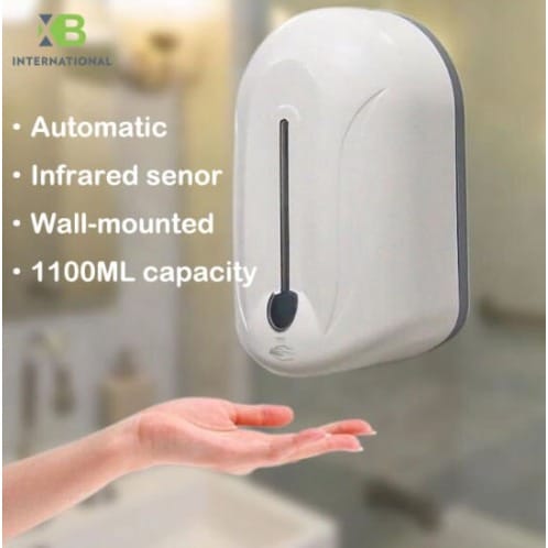 Automatic Soap & Sanitizer Dispenser – 1100ml Touchless Wall-mounted Unit - View 2