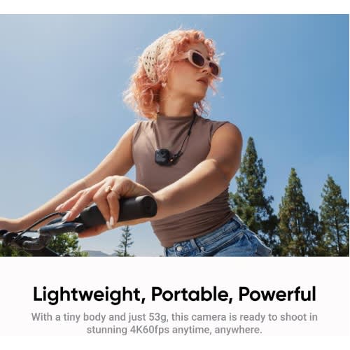Insta360 Go Ultra 4k Mini Action & Vlogging Camera – Standard Bundle - Midnight Black - View 3
