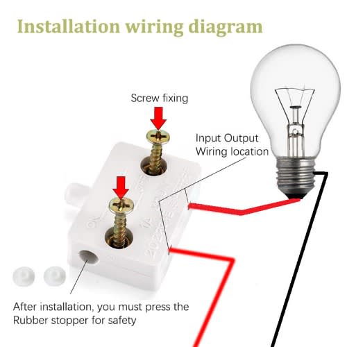 Cabinet/Wardrobe Door Switch - White - View 7