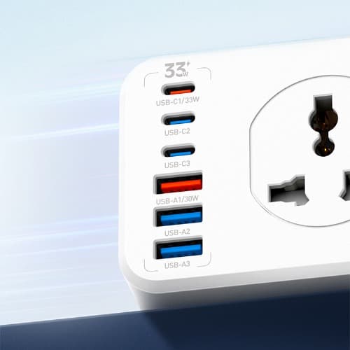 Power Socket Extension Universal Power Strip With 10 Outlets - 2m - Sc10610c - View 3