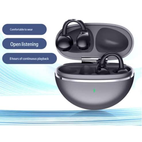 Ear Clip Wireless Bluetooth Earpod - Black - View 3