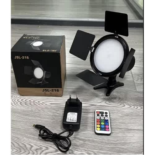 Jsl-216 Rgb Led Video Light Photography Video Fill Light + Charger + Battery + Table Stand - View 2