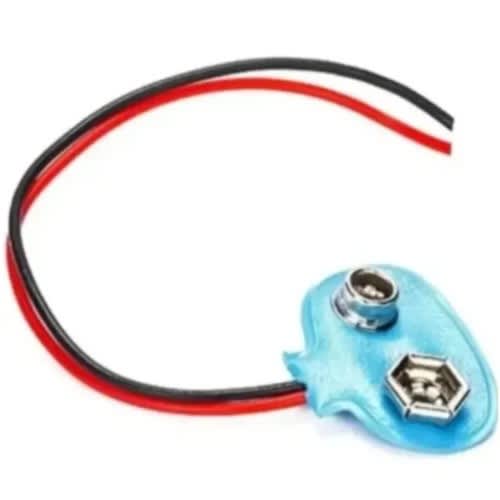 Battery Clip Connector Positive Negative Snap Lead Wire - 10pcs- 9v - View 3