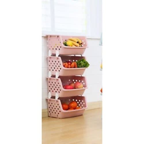 Kitchen Storage Rack - 4 Tier - View 3