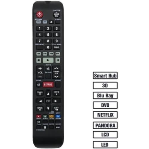 Replacement For Samsung Remote -3d/ Smart Tv/blu-ray/lcd/led/tv - View 3