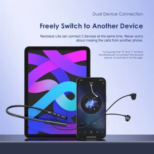 Necklace Lite Call Vibration Wireless Headphones - View 6