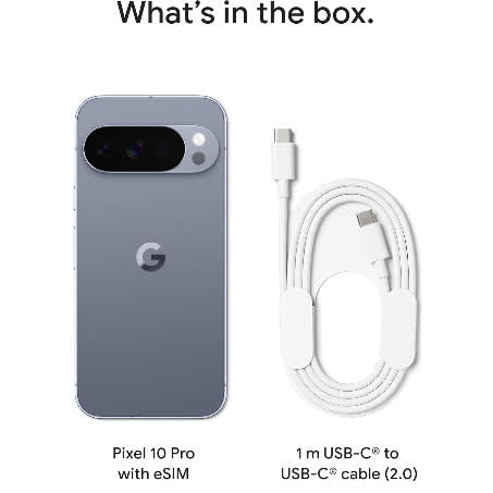 Pixel 10 Pro 5G - 6.3" - 256GB ROM - 16GB RAM - Single Nano Sim + eSIM - 4870mAh - Moonstone - View 3
