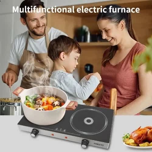 Sokany Induction Infrared Electric Cooker 2 Burner Cooker - 2400w - View 2
