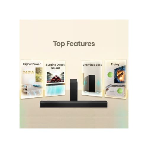 Hisense 2.1ch Bluetooth® Audio Soundbar - Hs 2100 - 240W - View 2