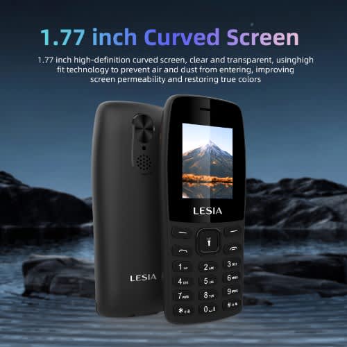 LESIA L176 - 1.77" - Dual Sim - Black - View 3