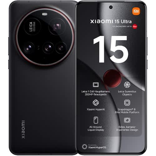 15 Ultra 5G - 6.73" - 512GB ROM - 16GB RAM - Dual SIM - Fingerprint - 5410mAh - Black - View 1